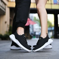 Simple Style Sneakers for Men Women Unisex White Mesh Breathable Lightweight Comfortable Running Sport Shoes Size 36-46