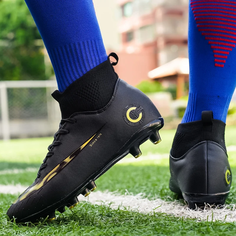 Сверхтонкие дышащие мужские футбольные бутсы высокого качества Chuteira Futebol, оригинальные детские футбольные бутсы TF