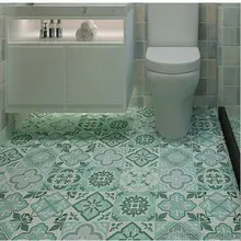 

Thickened Wallpaper PVC Floor Sticker Bathroom Kitchen Living Room Background Wall Self-adhesive Anti-skid Wear-resistant Roll P