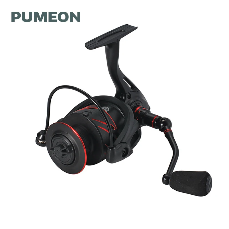 PUMEON Fishing Reel Gear Ratio 5.0:1 13+1BB Max Drag 8KG Metal Spool Spinning Lightweight Left/Right Hand Saltwater Wheels | Спорт и