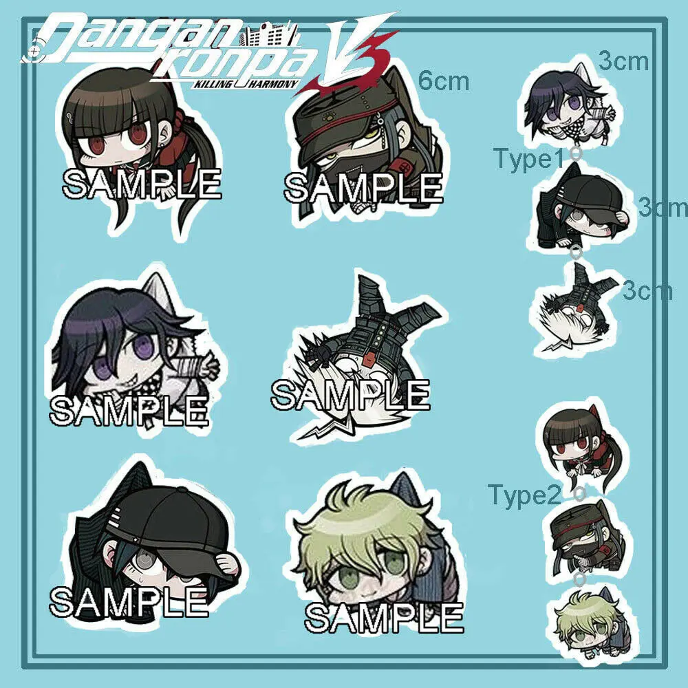 Danganronpa V3 брелок для ключей с фигурным подвесом Korekiyo Shinguji Harukawa Maki