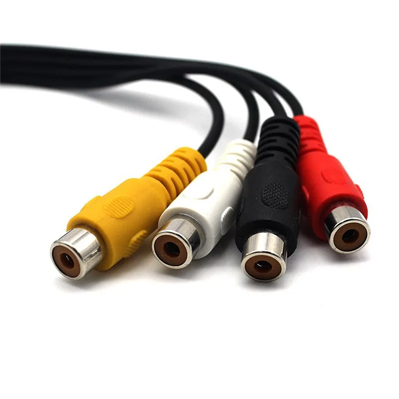 5 контактный DIN revolution 2RCA/4RCA lotus mother винтажное аудиооборудование адаптер кабель