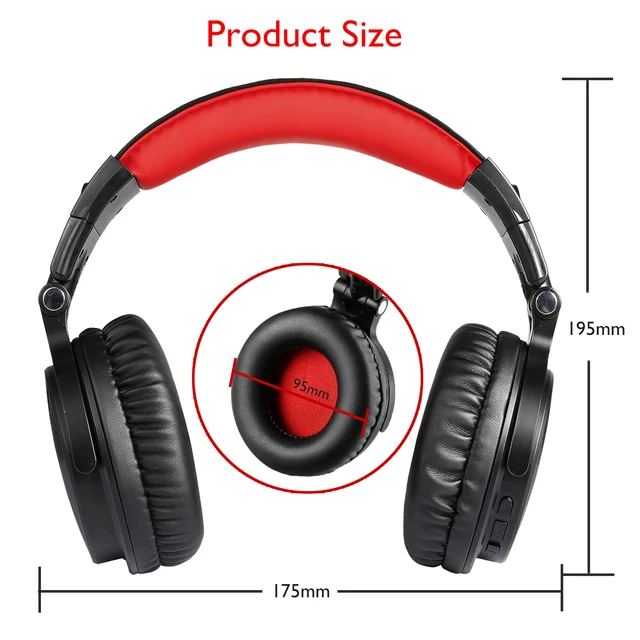 Oneodio 110 Heures Casque Bluetooth sans Fil BT5.2, Filaire/sans Fil Casque  Audio, Graves accentuées, Oreillettes en protéines Douces, Pliable avec  mic, pour Pad/Téléphone/PC - Studio Wireless Pro-C : :  High-tech