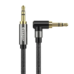 Premium 3.5mm Hi-Fi AUX Audio Cable for Headphones and Speakers (Black)