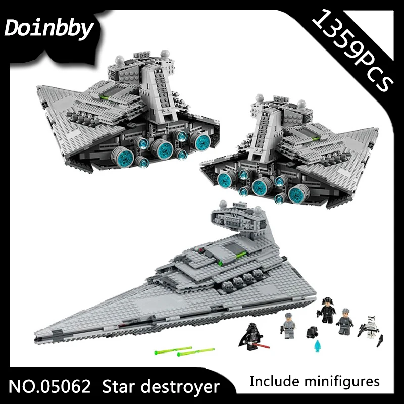 

05062 Star Wars The Imperial Super Star Destroyer 1359Pcs Building Blocks Bricks Toys Kids Gift Compatible with 75055