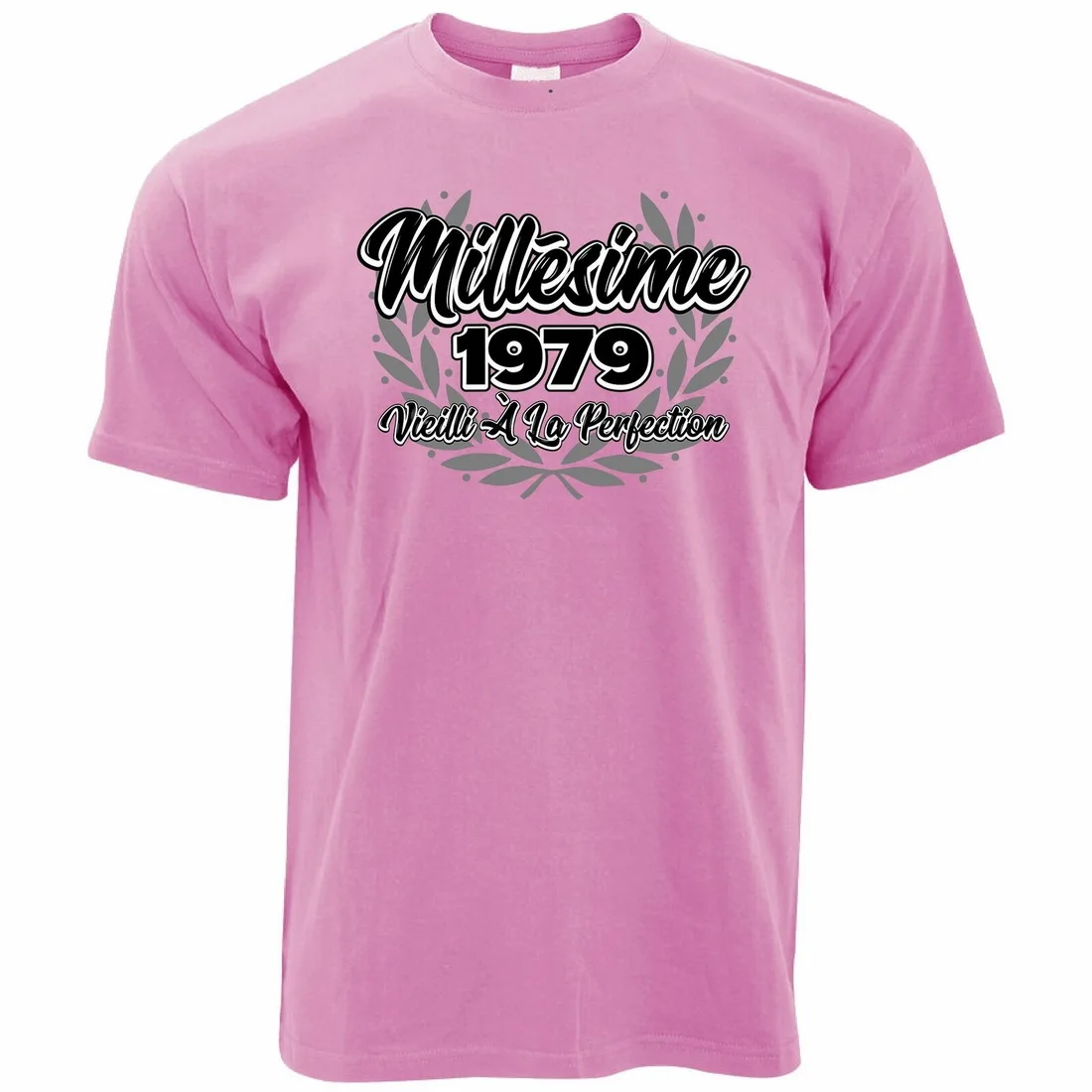 Французские Топы футболка mill�sime 1979 vieuilli? La Perfection Joyeux Anniversaire 20th 30th 40th 50th Birthday |