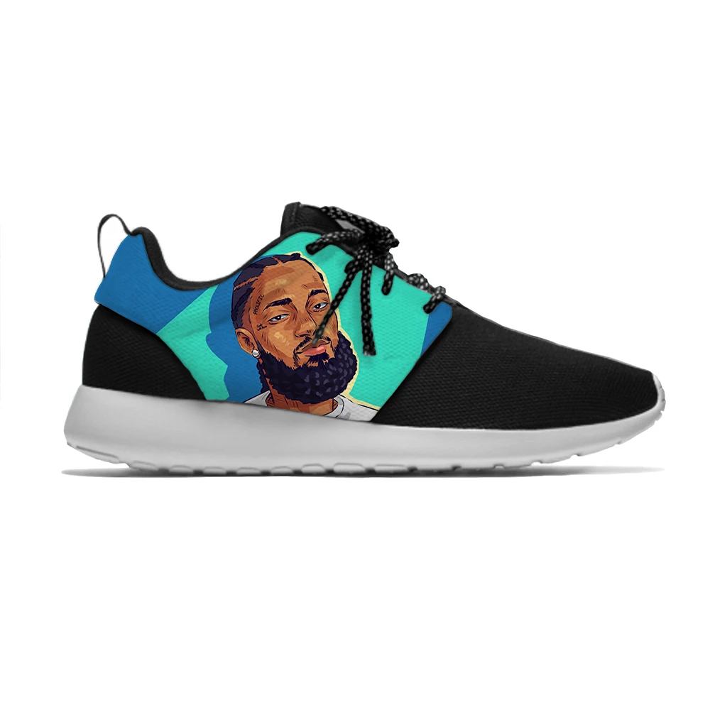 

Nipsey Hussle Hip Hop Rapper Cool Funny Novelty Kids Sport Running Shoes Casual Breathable 3D Print Sneakers Boys Children Girl