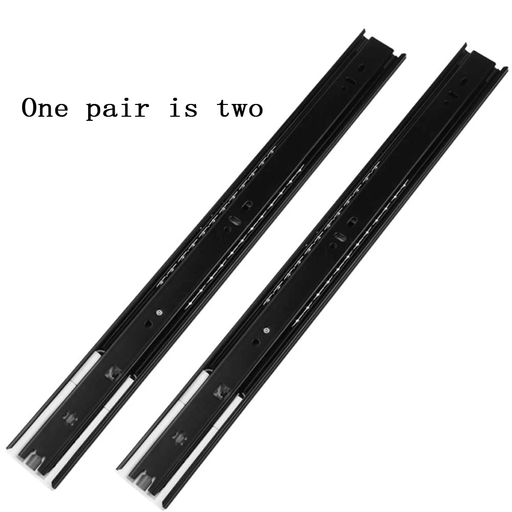 1 pairs 12-2" дюймов Полностью расширенный жесткий шарикоподшипник из нержавеющей стали с боковым креплением - Цвет: 1 pairs