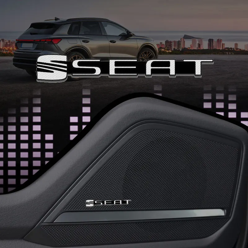 2Pcs Car Interior Sticker Emblem Speaker Audio Decal for Seat Leon FR Altea Ibiza Toledo Cordoba Alhambra Arona Ateca Exeo _ - AliExpress Mobile