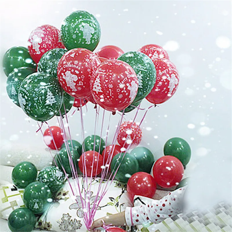 10pcs-10-Inch-Latex-Balloons-Green-Red-Christmas-Wedding-Baloons-Birthday-Balloons-Balls-Child-Toys-Gifts