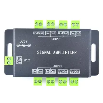 

DC5V Signal Amplifier for music 5050 WS2812B SK6812 led strip