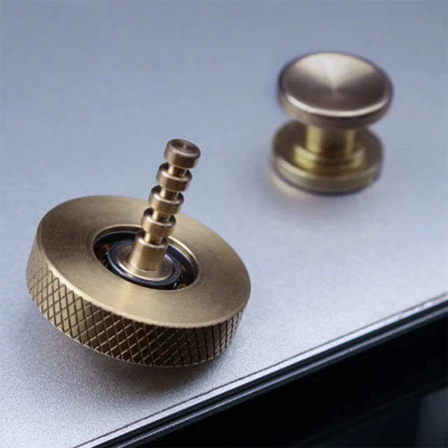 Mini Cyclone Hand Twisted Spinner Dual Play Exquisite Copper Fidget Spinner Creative Leisure Anti Stress Fidget Toys for ADHD 2