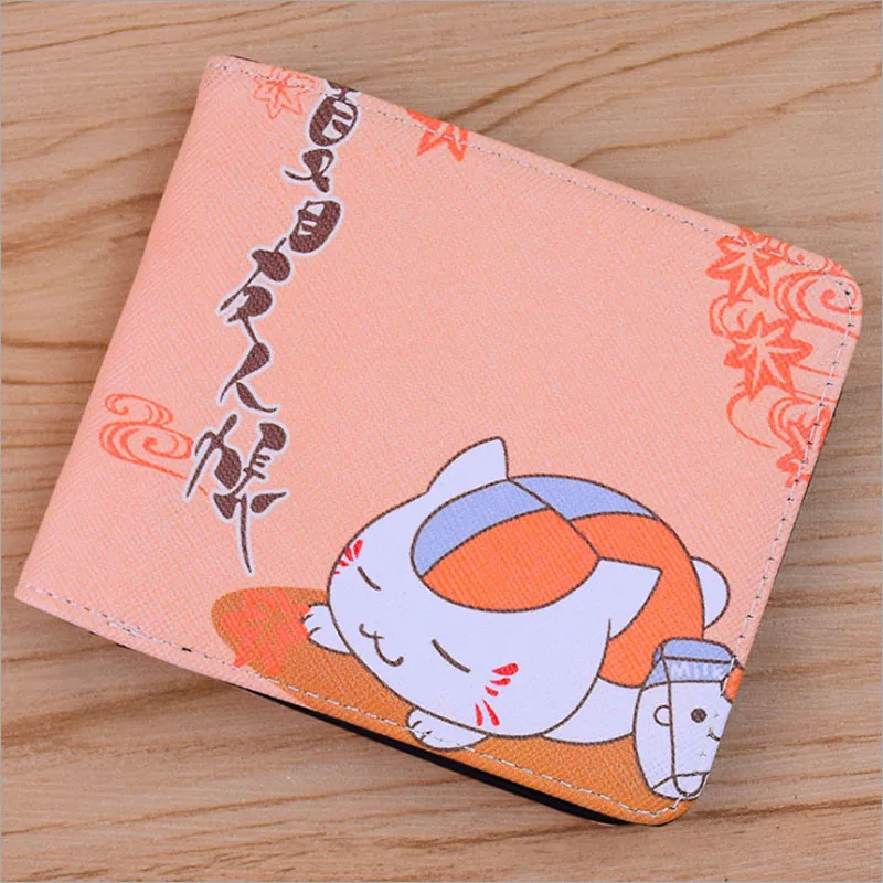 Цветной PU короткий кошелек/кошелек с напечатанным Natsume Yuujinchou/Twinkle Сноу версия/Tokyo