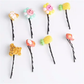 

10pcs Cute Girl Baby Fruit Hair Clip Pineapple Cherry Hairpins Hair Accessories