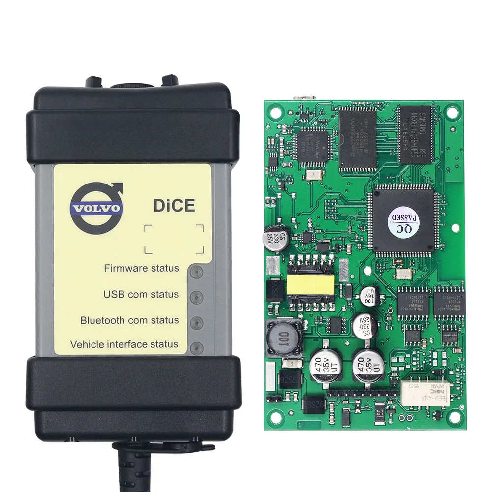 Новейший Bluetooth VIDA Dice полный чип для Volvo Vida Dice Bluetooth+ VIDA DICE PRO+ 2014DCar диагностический инструмент для Volvo Dice сканер
