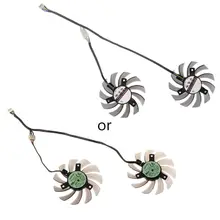 Ventilateur de refroidissement de carte vidéo ASUS MSI GTX, 2 pièces, 0.35A 4pin