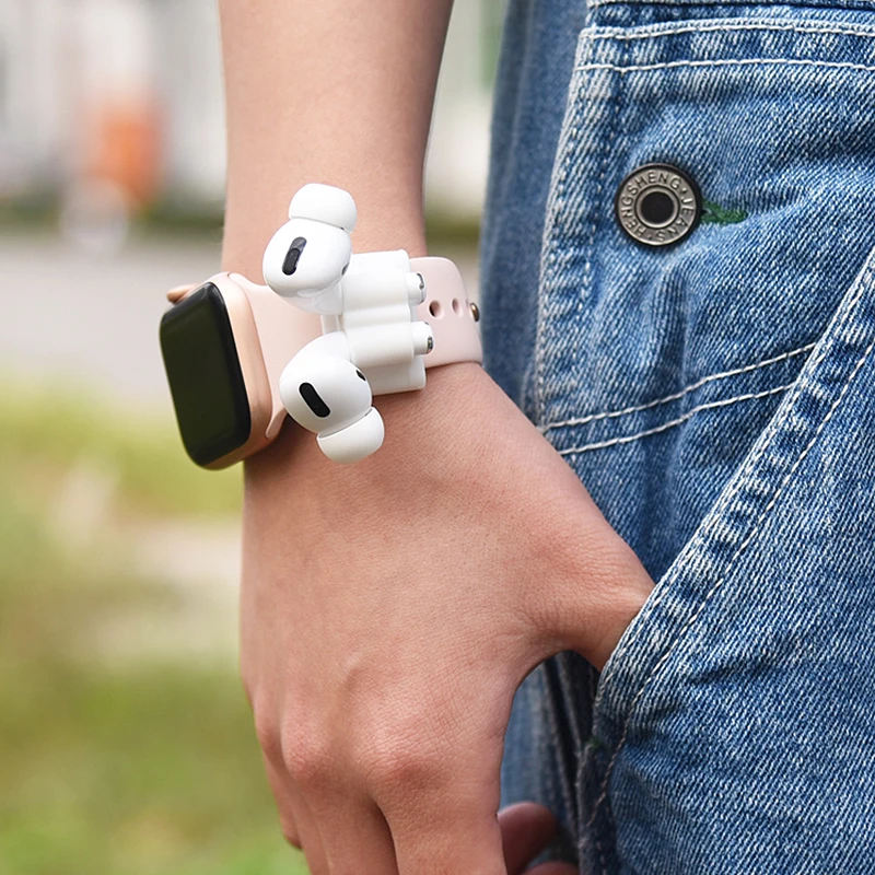 5 в 1 Аксессуары для наушников ремешок Apple AirPods Pro Чехол Для Air pods противоударный