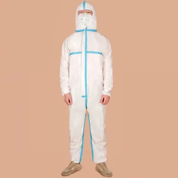 

Full Body Coverall Protective Clothing Disposable Isolation Gown Safety Protective Suit Hazmat Clothes Overalls Factory Selling