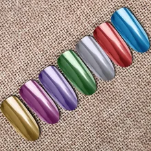 Относится к принцессе дуинь Горячая маникюрный титановый золотой порошок расплавленный-Золотой 999 Серебряный волшебный порошок с зеркальным эффектом ультра-тонкий