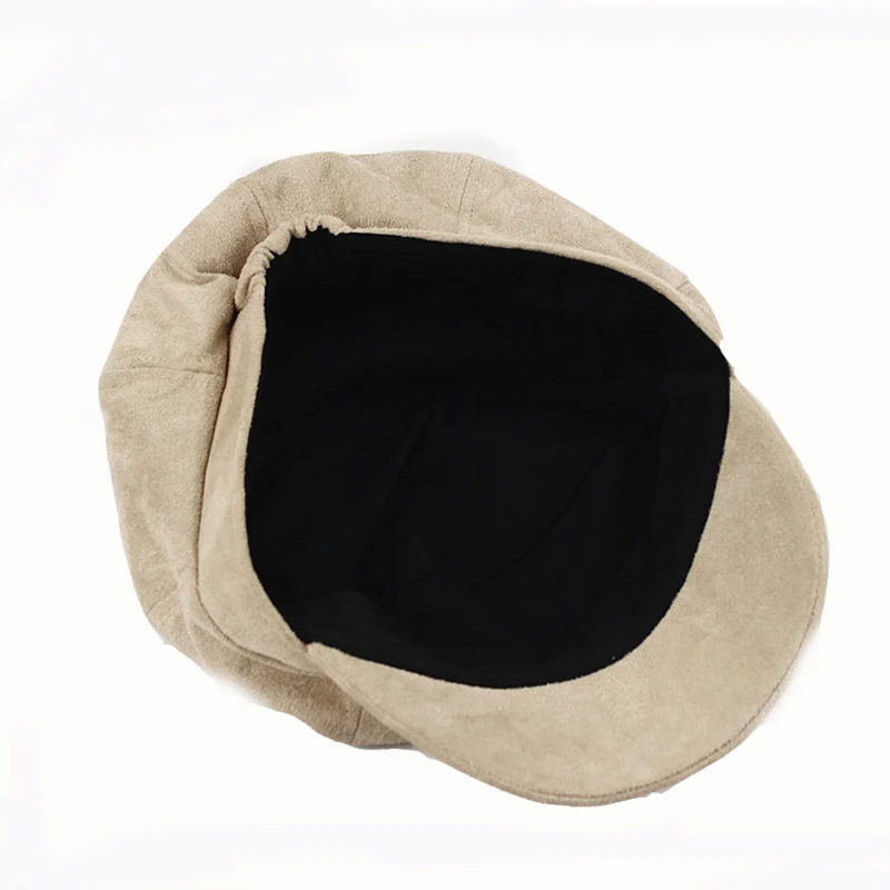 Women Beret Autumn Winter Octagonal Cap Hats beret hat winter wool Stylish Artist Painter Newsboy Caps Black Grey Beret Hats