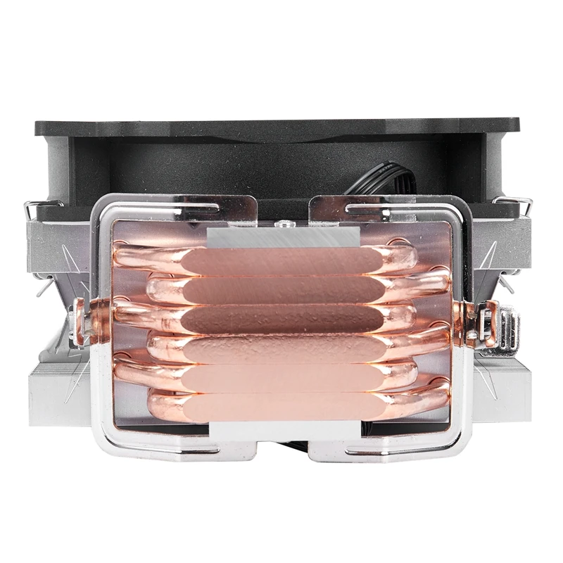 Снеговик 4PIN cpu cooler 6 heatpipe один вентилятор охлаждения 12 см вентилятор LGA775 1151 115x1366 Поддержка Intel AMD