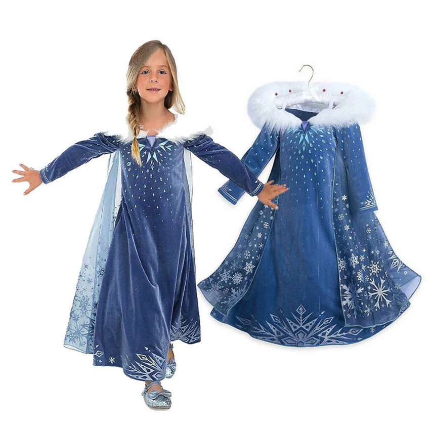 Костюмы Эльзы; Детские костюмы на Хэллоуин; Детский костюм; платья принцессы Эльзы; платье для девочек; детская одежда для костюмированной вечеринки в стиле аниме Эльзы