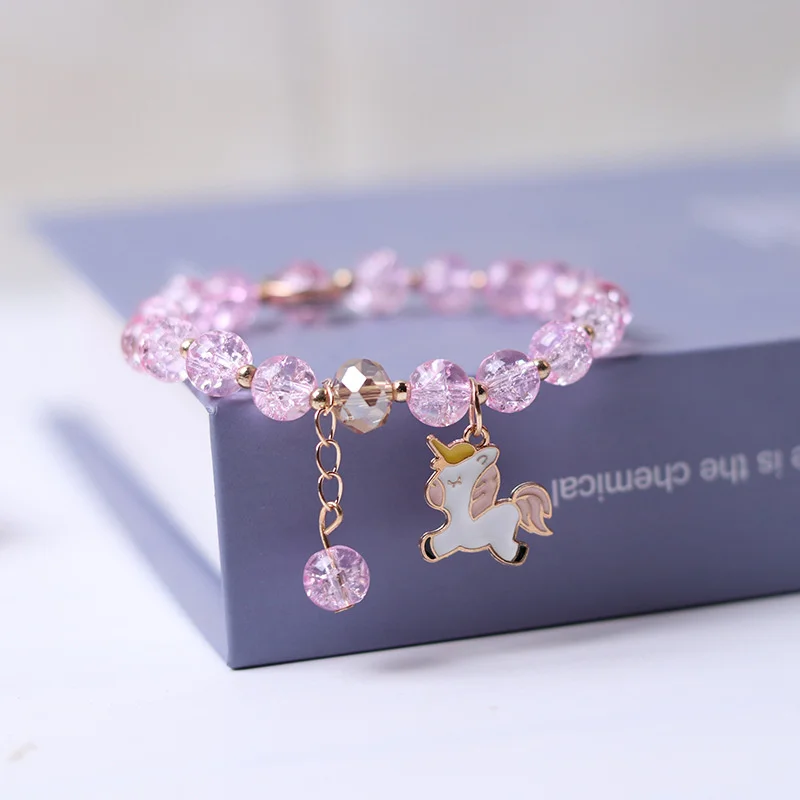 Cute Charms Bracelet For Children Heart Star Beads Friendship Bracelet For  Girls Jewelry Accessories 2021 New