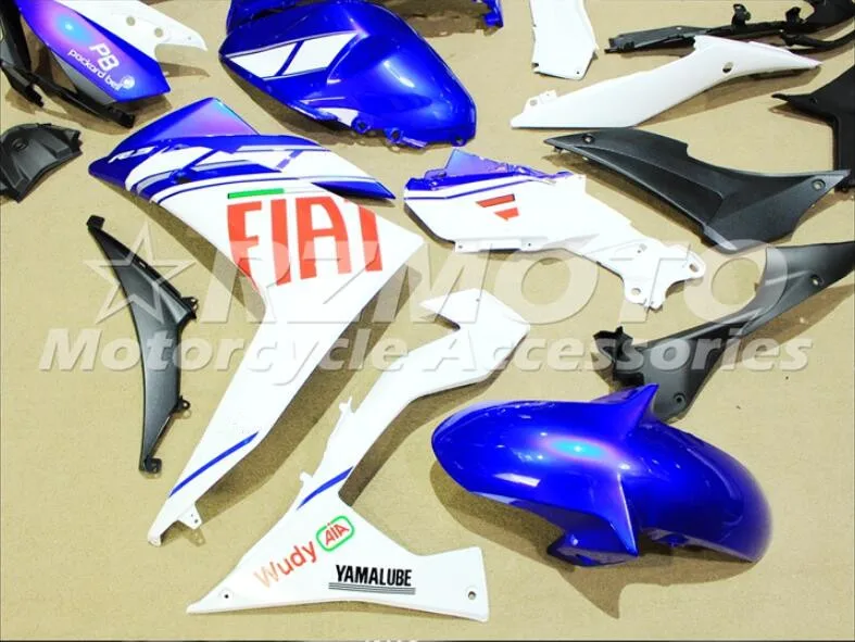 4 подарки ABS литьевая форма мотоцикл Обтекатели подходит для YAMAHA R3 R25- 15-19 обтекатель кузова набор на заказ синий белый