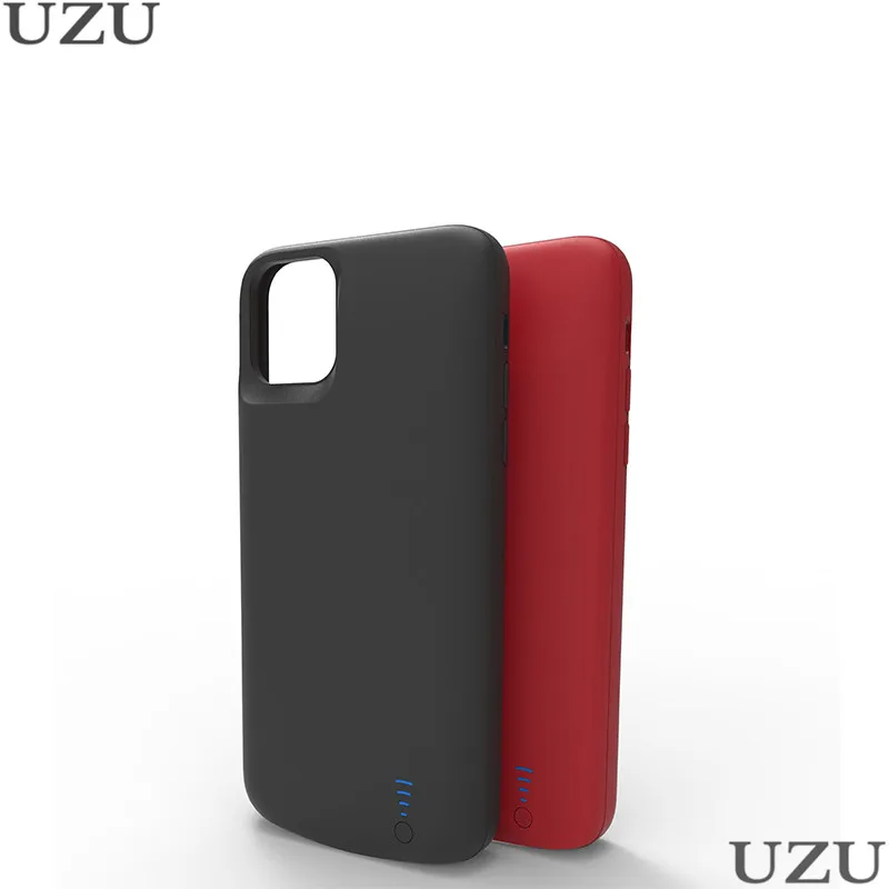 

5000mah charging battery charger case for iphone 11 Pro external potabler wireless charging for iphone 11 Pro 2 in 1 luxury