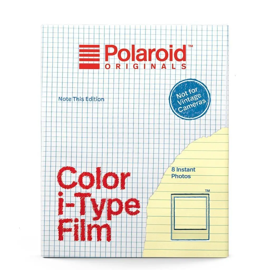 Новая Подлинная пленка Polaroid Originals мгновенного I-type цвета и черный белый для камеры Onestep2VF Instax