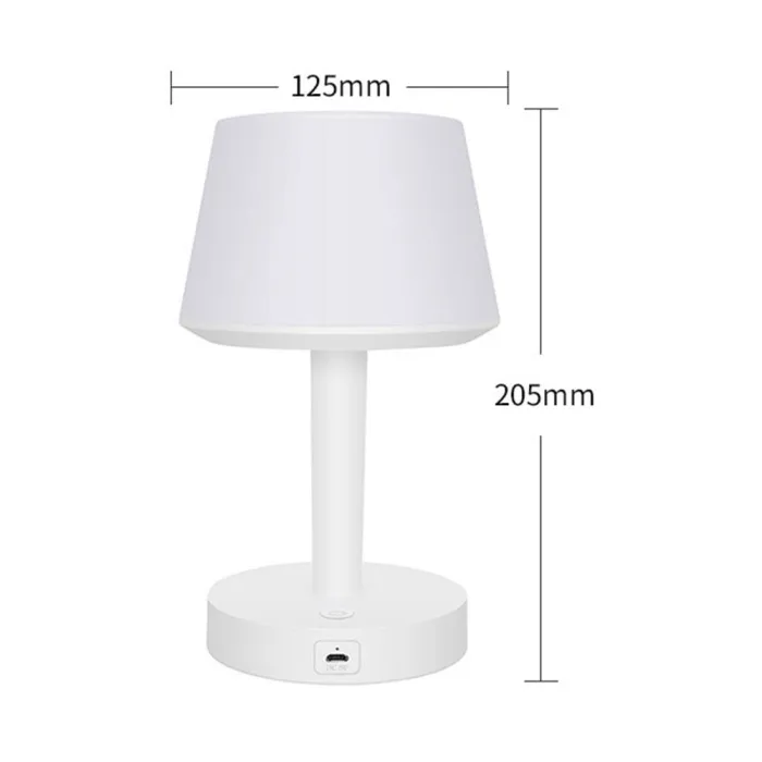 LED Night Light Wireless Bluetooth Speaker Touching Sensor Colorful Desk Bedside Lamp ALI88