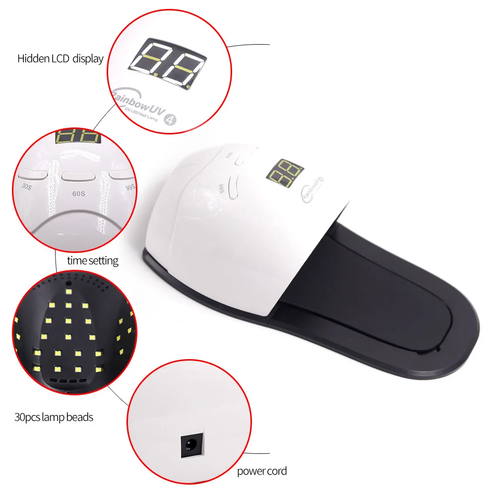 

48W UV Light 30pcs LEDs SUN Lamp For Nail Dryer Gel Polish Manicure Fast Drying Nails Gel Polish