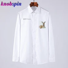 Брендовая деловая Мужская рубашка Модная тонкая рубашка с длинными рукавами homme однотонная Повседневная рубашка мужская из чистого хлопка Camisas