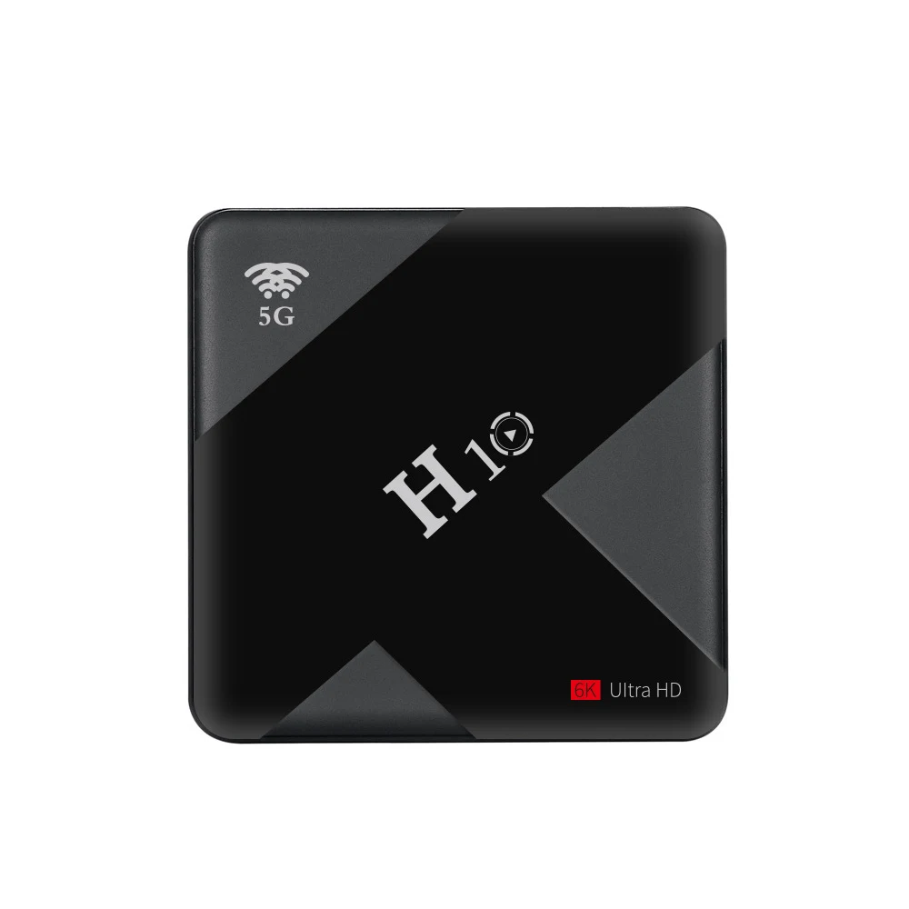 H10 ТВ приставка Android 9,0 4 Гб 64 Гб Allwinner H6 четырехъядерный 6K Смарт ТВ приставка 4 ГБ 32 ГБ двойной Wifi USB3.0 телеприставка