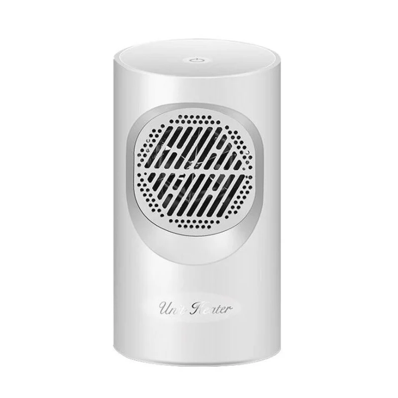 400 Вт Электрический удобный обогреватель супер тихий портативный настольный с горячим и холодным ветром мини обогреватель для ванной комнаты дома офиса - Цвет: White