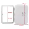 270*375mm ABS Deck Marine Hatch Door Deck Access Hatch Boat Hatches Inspection Yacht Cover RV White ► Photo 2/5