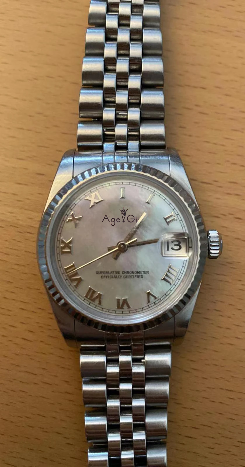 

Luxury Brand New Women Stainless Steel Sapphire Watch Automatic Mechanical Diamond Pearl Dial Rome Silver Blue Black Datejust