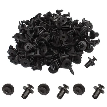 

50PCS 6mm Hole Rivets Clips Car Bumper Fender Plastic Rivets Fasteners for Toyota Honda Car Accessories Interior