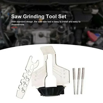 

Chain Saw Sharpening Kit Grinding Tool Power Drill Hand Sharpener Garden Accessory QP2