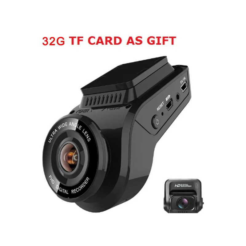 4K 1080P Ultra HD Автомобильный видеорегистратор камера Автомобильный видеорегистратор с камерой заднего вида на 170 градусов ночная версия 2160P gps-навигатор с разрешением Full HD двойной объектив Авто видеорегистратор - Название цвета: Dual camera