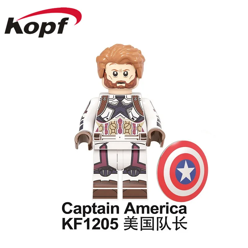Одиночная строительные блоки MK85 Тор доктор Осьминог Перец капитан Америка Фигурки Человека-паука для детские образовательные игрушки KF6097
