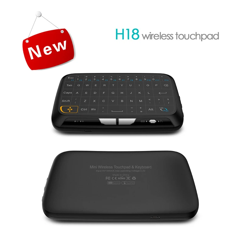 Wireless Computer Keyboard Touchpad Mini Small USB Keybord With Mouse