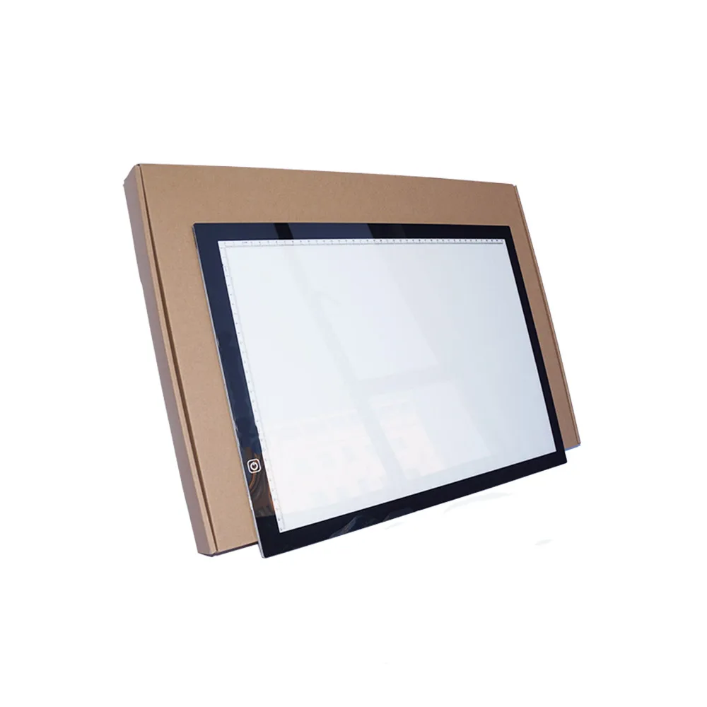 3 level brightness Студийный бокс A3 размер светодиодный светильник без теней для фотосъемки панель для трассировки студийный ящик для съемки материал arylic 3 уровня яркости - Цвет: 3 level brightness