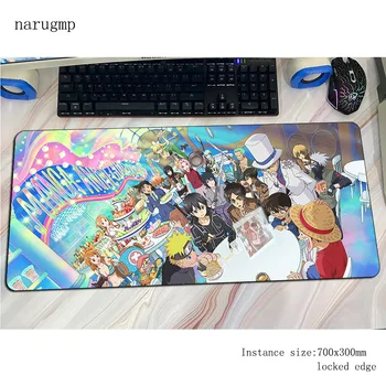 

Kakashi mouse pad gamer hot sales mousepad 70x30cm rubber desk mat Mass pattern gaming accessories pc keyboard mats oversized