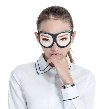 

Funny Human Eye Mask Sleeping Eye Mask Travel Rest Aid Eye Mask Cover Patch Paded Soft Sleeping Mask