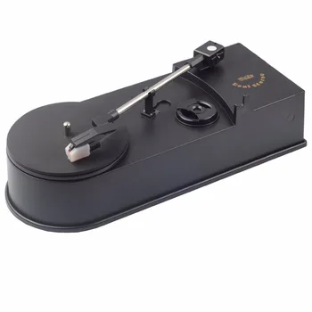 

USB Portable Mini Vinyl Turntable Audio Player Vinyl Turntable to MP3/WAV/CD Converter Mini Phonograph Turntable Record EC008-1U