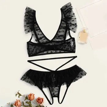 

Women Lingerie Lace Sexy Bra G-string Babydoll Nightwear Sleepwear Teddy Female Intimates Kimono Feminina Homewear Pijama Porno