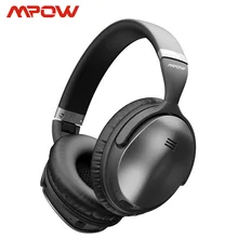 Mpow H5 2nd ANC активные беспроводные bluetooth-наушники с шумоподавлением Hi-Fi стерео гарнитура с сумкой для переноски для iphone X samsung