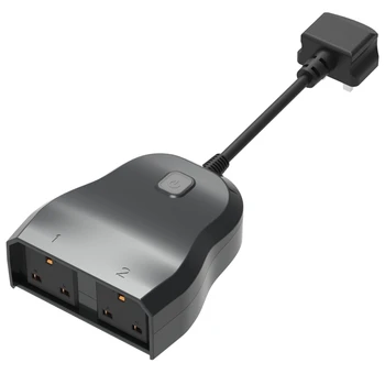 

Smart Wifi Socket Smart Home Outdoor Waterproof Socket Support for Alexa Voice Control UK Plug