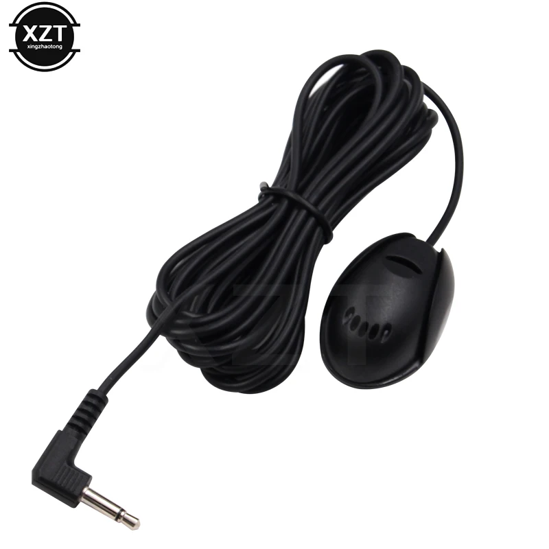 Mini 3.5mm Wired Paste Type External Microphone Car Audio Mic For laptop DVD Radio Stereo Player Meeting Speaker hot sale mics